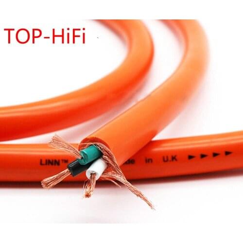TOP-HiFi Audio LINN K-800 Pure Copper 6N OFC Cable Hi-End Pure Red Copper Power Cable for AMP CD DVD Audio Power Cable