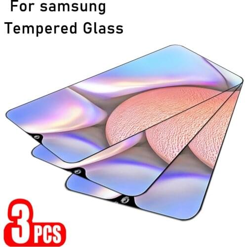 3PCS Tempered Glass For Samsung A01 A10 A10S A10E A20 A20core A30 A30S A40 A40 A40S A50 A50S A70 A70S on For Tempered Glass