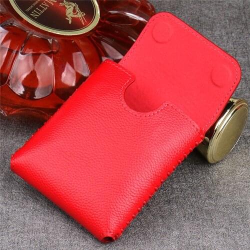 Protective Pouch Anti-fall Phone Leather Case for Samsung Galaxy Z Flip Phone Accessories Portable Full Cover Storage Bag