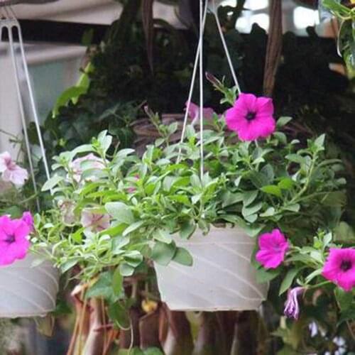 Plant Hanger Durable Flowerpot Holder Hanging Flower Basket Hook Hanger Plastic Hanging Planter Home Garden Balcony Decoration