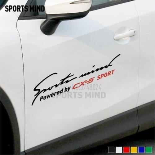 10 Pieces Customizable Sports Mind Car Styling Automobiles Car Sticker Decal For Mazda Cx 5 Cx5 Mazdaspeed Car Accessories