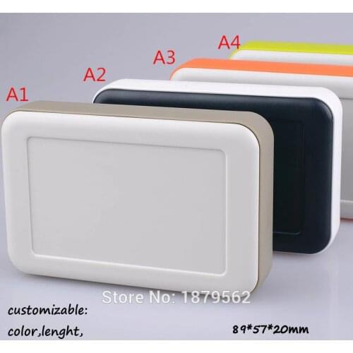 [4 colors] One pcs 89*57*20mm DIY electronic box for project handheld PLC enclosure small electrical junction switch enclosure