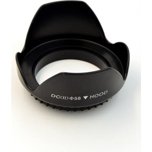49 52 55 58 62 67 72 77 82 mm Rubber Screw Mount Flower Lens Hood for canon nikon sony pentax camera