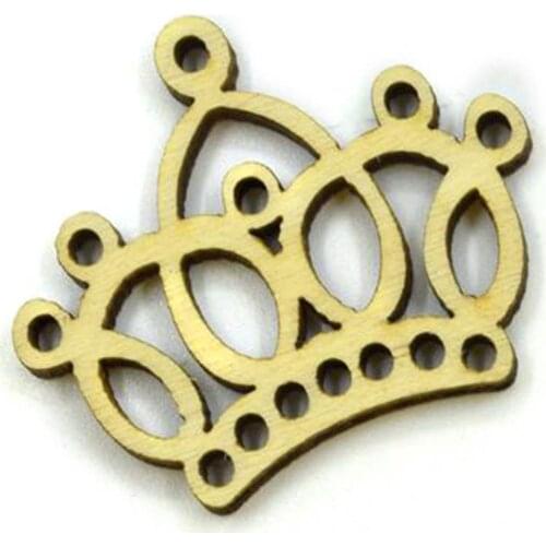 50pcs/bag wholesale high quality queen crown cutting wood Angle DIY scrapbook Wedding. Hotel decoration 30mm*35mm 1226