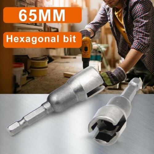 65mm Slotted Bolt Electric Screwdriver Butterfly Hole Hex Shank Socket Wrench Extension Drill Bits Bar Hex Bit Set Power Tool