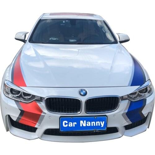 Car Accessories Hood Stickers Vinyl Sport Stickers Decals Racing Stripes Ralliart sticker For BMW 3 4 335i X3 X1 X5 X6 E39 E64