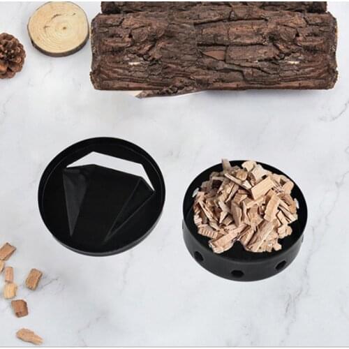 Cold Smoke Generator For BBQ Grill Wood Chip Smoking Box Wood Dust Hot And Cold Smoking Salmon Meat Cooking Stainless Bbq Tools