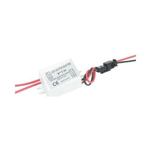 Switching Power SupplyPower Supply Converter Driver AC 86-265V DC 9-14V for 3x1W LED Strip Light