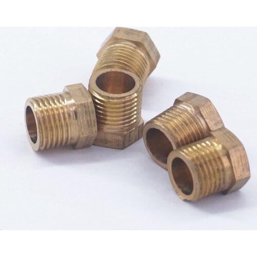 1/8" BSP male Thread Brass Pipe Countersunk Plug hex head socket Pipe fittings