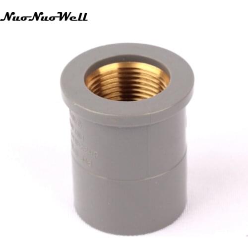1pcs NuoNuoWell PVC 3/4"-32mm Hose Brass Female Connector for Garden Micro Drip Irrigation Watering Aquarium Water Tank Parts