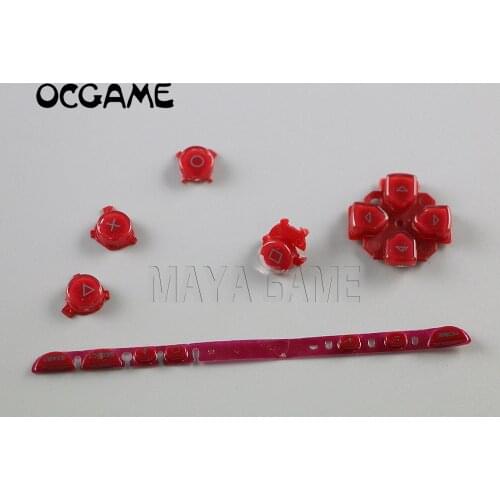 Multi color full sets Key pad Set Repair Replacement buttons for PSP 1000 PSP1000 Slim Console OCGAME