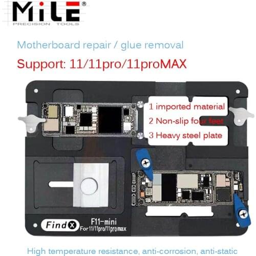 MILE Mobile Phone Motherboard Fixing Device, Suitable for iPhone11/11proMAX Chip Removal Repair Platform, With Good Stability
