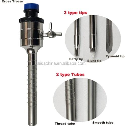 Laparoscopy Equipments trocars reusable stainless trocar China laparoscopy instruments manufacturer