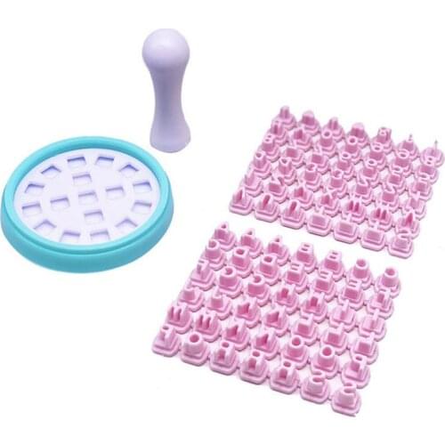 Letter Number Cookie Press Stamp Biscuits Embosser Mold Fondant Printing Alphabet Mould Cutter DIY Cake Decoration Kitchen Tool
