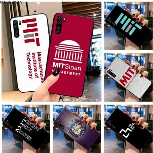 PENGHUWAN World famous university MIT Soft Phone Case Capa for Huawei P40 P30 P20 lite Pro Mate 30 20 Pro P Smart 2019 prime