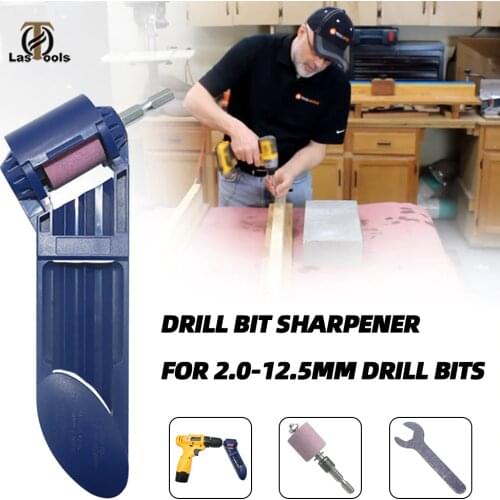 Portable Drill Bit Sharpener Corundum Grinding Wheel Portable Powered Tool for Drill Polishing Wheel Drill Bit Sharp