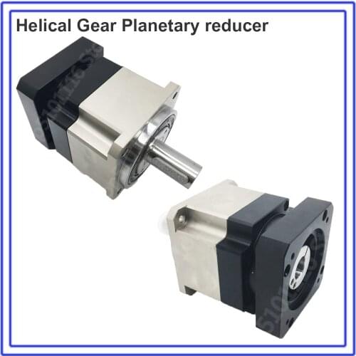 Helical Planetary 10:1 Ratio 10 Reducer 3Arcmin Backlash Gearbox 19mm 6000rpm for NEMA34 90mm 750W 1KW AC Servo Motor Robot