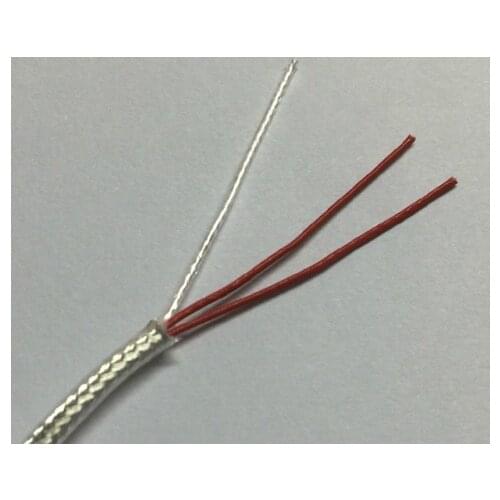10m 3*7*0.15MM Thermocouple Platinum Resistance Shield Wire PT100 Temperature Sensor line 3 core 4 fluorine Silver Wire Sensor