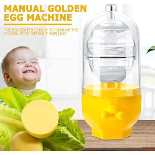 Eggs Yolk Mixing Whisk Inside Golden Egg Stiring Blend Maker Puller Kitchen Utensils Shaker Multi-cutter Household Slicer Gadget