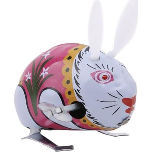 Vintage Classical Wind-Up Jumping Rabbit Toys Wind Up New Action Figures Educatinal Toy kids Children Gift