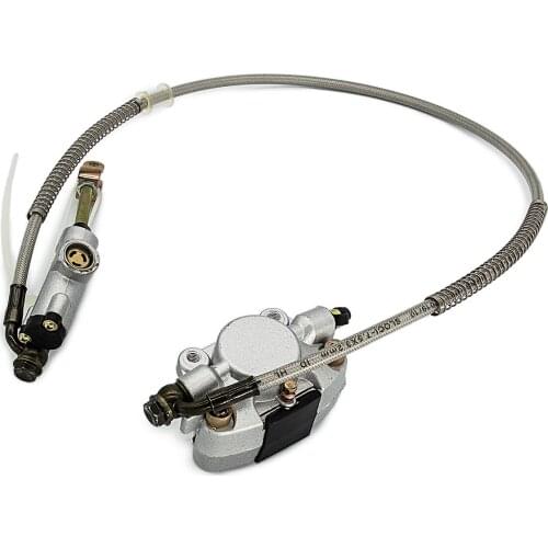 Rear Disc Brake Caliper System Pad Rear Hydraulic Brake Caliper Pump for 150cc 200cc 250cc ATV Quad