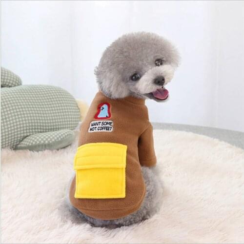 Winter Warm Cartoon Pet Clothes for Small Dogs Cats Soft Fleece Cat Dog Coat Jacket Puppy Clothing Outfits Chihuahua Pug Costume