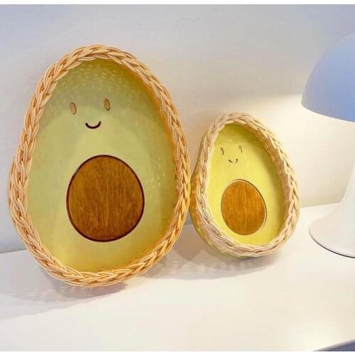 Long Lasting 1 Set Cute Breakfast Bread Fruit Storage Tray Multi-purpose Snack Tray Innovative for Home
