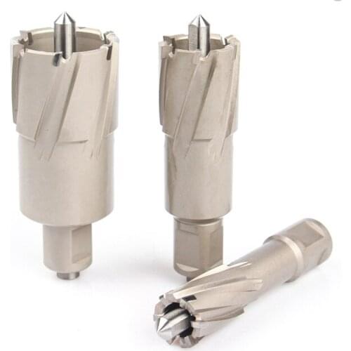 1PC 12-52mm*50mm TCT Annular Cutter Magnetic Hollow Core Drill Bits Hard Alloy Hole Saw for Iron Stainless Steel