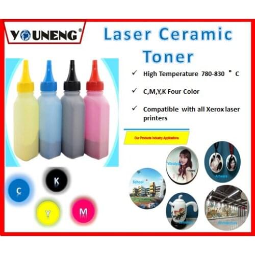800 degree high temperature color ceramic toner powder Compatible For Ricoh and Xerox model vitrotype Print