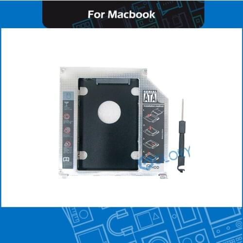 2.5'' 9.5mm 2nd HDD SDD Hard Disk Drive Caddy Adapter for MacBook Pro MD313 MD314 MD318 MD322 MD311