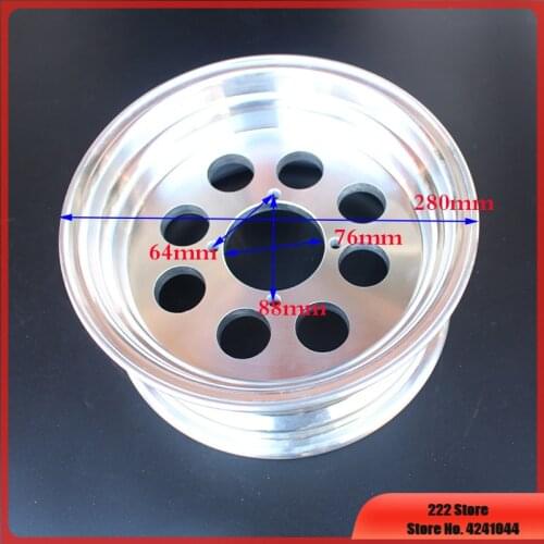 For Monkey Bike Small Monkey Motorcycle Aluminum Wheel hub 2.5 / 2.75 / 3.0 / 3.5 / 4.0 - 10 Inch 8 Hole Vacuum Aluminum Rims