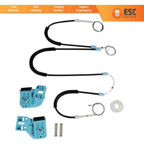 ESC Auto Parts EWR425 Electrical Power Window Regulator Repair Kit Front Left Door 6 Q4837461 for VW Polo MK4 Ship from Turkey