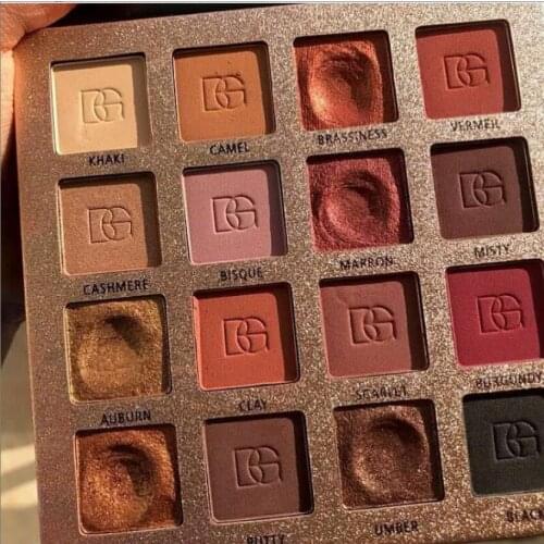 Beauty Glazed 16 Color Eyeshadow Palette Contouring Cream Based Shinny correcteur maquillage makeup cosmetic set wholesale