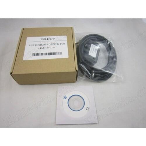 FreeShip Compatible USB-DOP PLC Cable to Connect Delta DOP touch panel, USB/DOP, Win7/8 Usable with Driver, Replace USBDOP