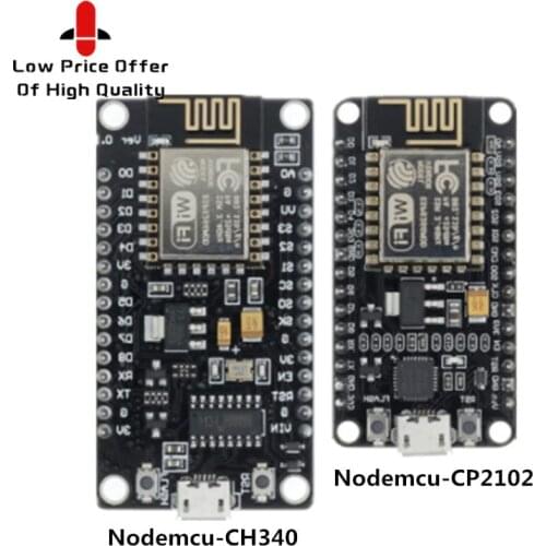 Wireless Module CH340/CP2102 NodeMcu V3 V2 Lua WIFI Internet Of Things ESP8266 ESP-12E With Pcb Antenna Development Board Based
