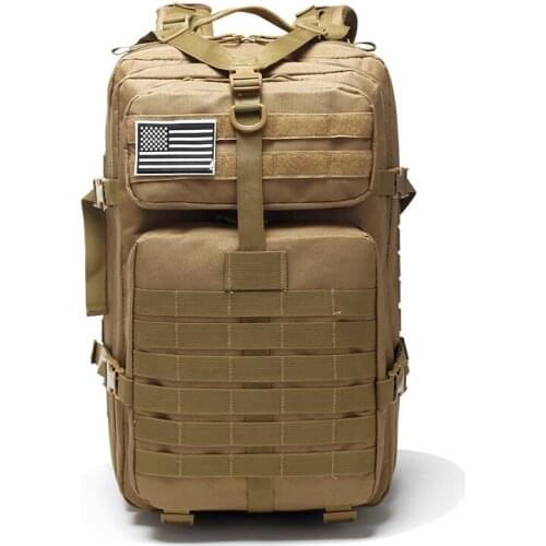 50L Capacity Men Army Military Tactical Large Backpack Waterproof Outdoor Sport Hiking Camping Hunting 3D Rucksack Bags For Men