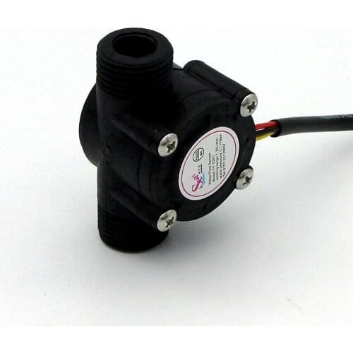 DN15 Water Flow Meter Sensor Switch G1/2'' Thread Port Industrial Flowmeter