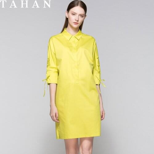 TAHAN/Taihe Cotton Comfortable Loose summer dress women