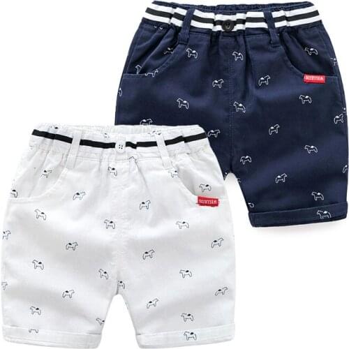 Fashion Kids Panties Pants Childrens Summer Cotton Five Minutes To Wear Pants Baby Boy Girl Casual dog printing