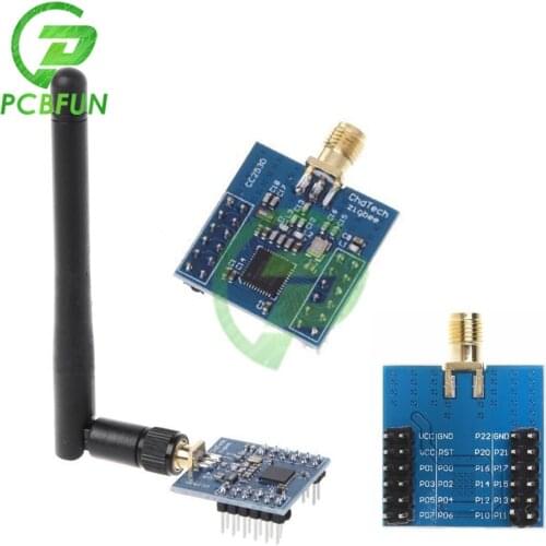 Zigbee Module Ti CC2530 Serial Wireless Development Board Module 24MHz 12-bit 8 Channel RF Standard for ZigBee 6LoWPAN 802.15.4