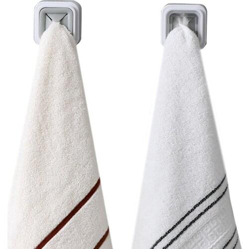 Wall Organizer Rack Punch-free Wash Cloth Rag Clip Creative Storage Hand Bathroom Kitchen Towel Rack Dishcloth Holder Hang Tools