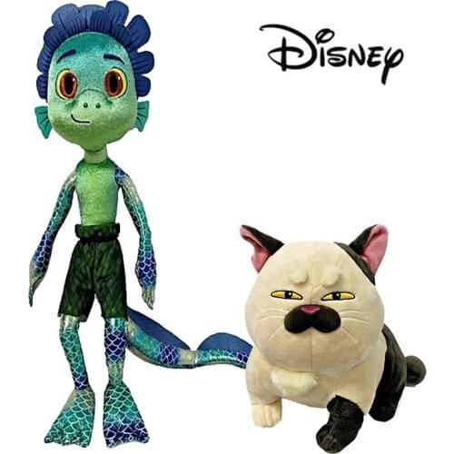 Disney Pixar Luca Alberto Plush Party Birthday Toy Sea Monster Plush Doll Toy Soft Stuffed Animals Doll Children Christmas Gifts
