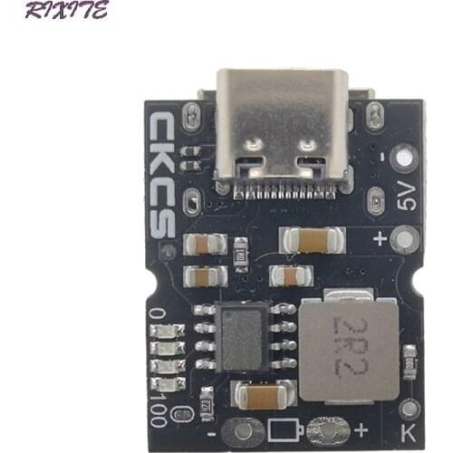 Type-C USB 5V 2A Boost Converter Step-Up Power Module Lithium Battery Charging Protection Board LED Display USB For DIY Charger