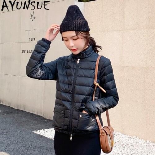 AYUNSUE Womens Down Jacket Short Coat Female Ultra Light Down Jacket Women Parkas Autumn Winter Clothes 2020 Mujer Chaqueta 397