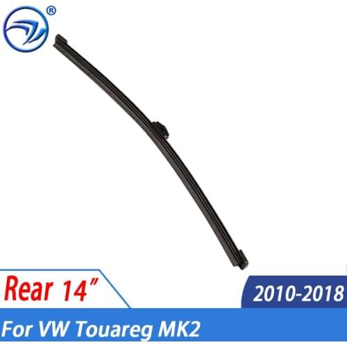 Wiper 14" Rear Wiper Blade For VW Touareg MK2 2010 - 2018 2017 2016 2015 2014 2013 2012 2011 Windshield Windscreen Rear Window