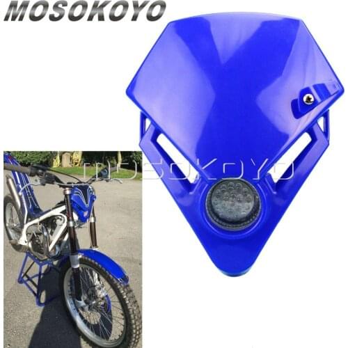 Blue LED Mini Racing Bike Enduro Headlight for GAS GAS TXT Pro 280 EC 300 450 Trial Racing Head Light