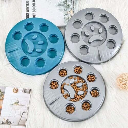 Paw Shape Dog Puzzle Bowl Anti Choke Dog Feeding Food Bowls Puppy Slow Eating Dog Bowls Feeder Dish Pet Bowl Dog Supplies