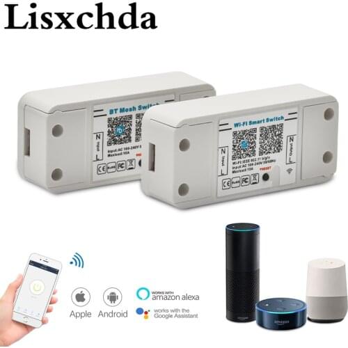 Magic Home 110V 220V 10A Smart Bluetooth LED Switch Controller IOS Android APP Control Works with Alexa Google Home