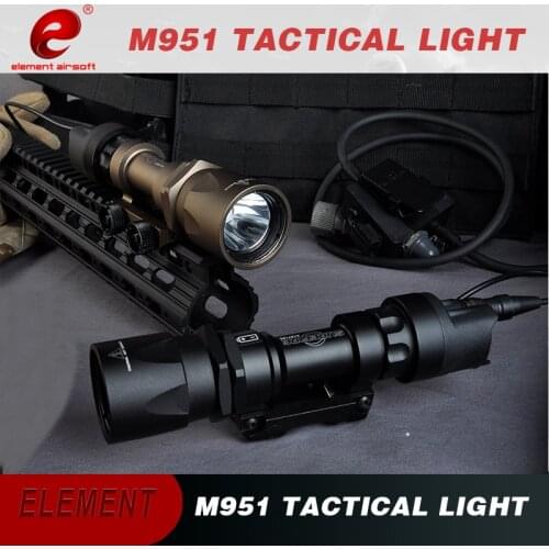 Element Airsoft Tactical Flashlight For Hunting Surefir M951 Scout Light M951 Airsoft Tactical Weapon Light EX108