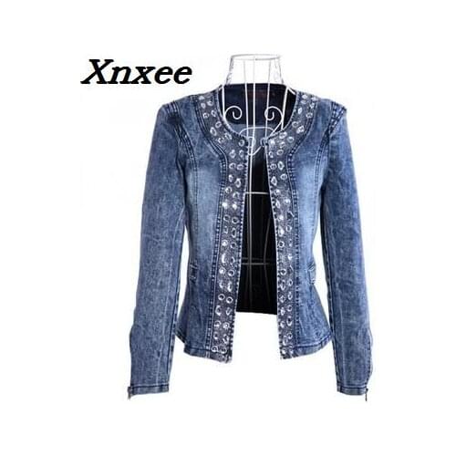 Женские джинсовые пиджаки Xnxee China At AliExpress